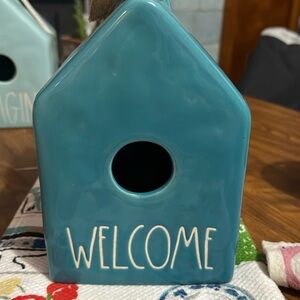 Rae Dunn WELCOME birdhouse